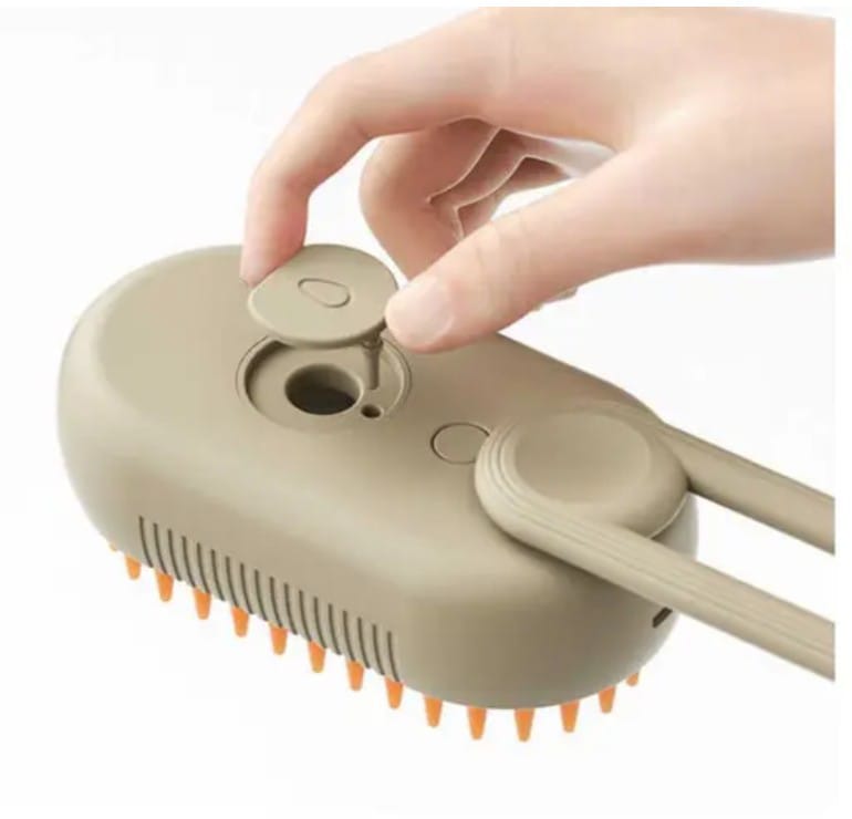 Steam Brush for Dog Catt Steam Brush 3 in 1 Water Brush