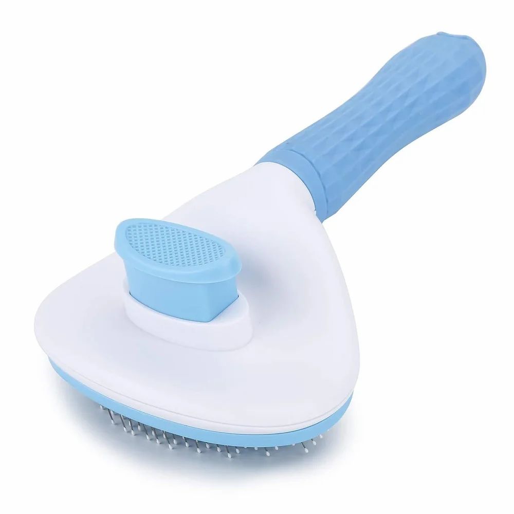 Self Cleaning Slicker Brush, Pet Grooming Shedding Brush for Dogs and Cats