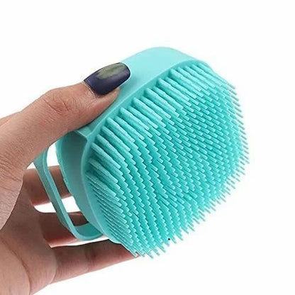 Bath Brush Body Scrubber Shampoo Dispenser Dog or Cat